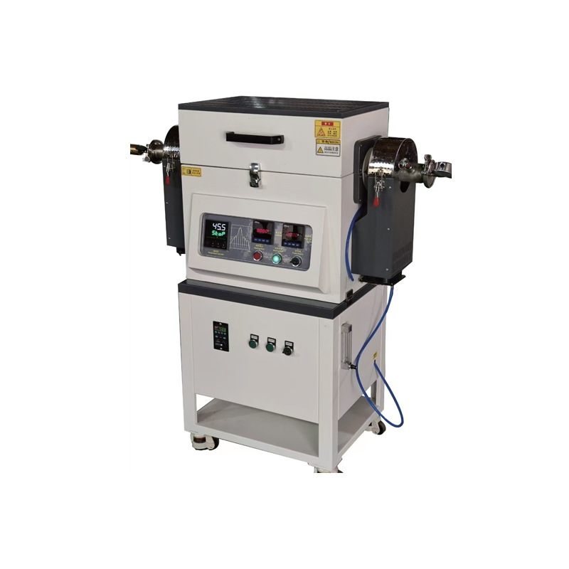 เตาหลอมท่อโรตารีแบบปรับเอียงได้ 1200°C